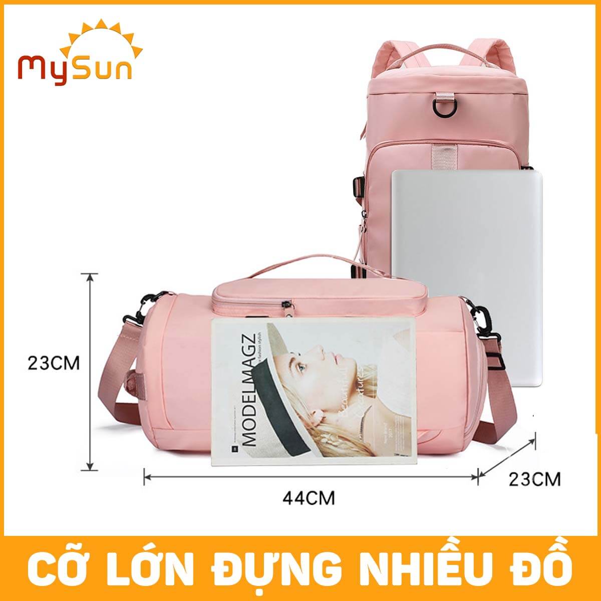 Balo túi đựng đồ du lịch cỡ lớn phong cách thể thao nam nữ MySun