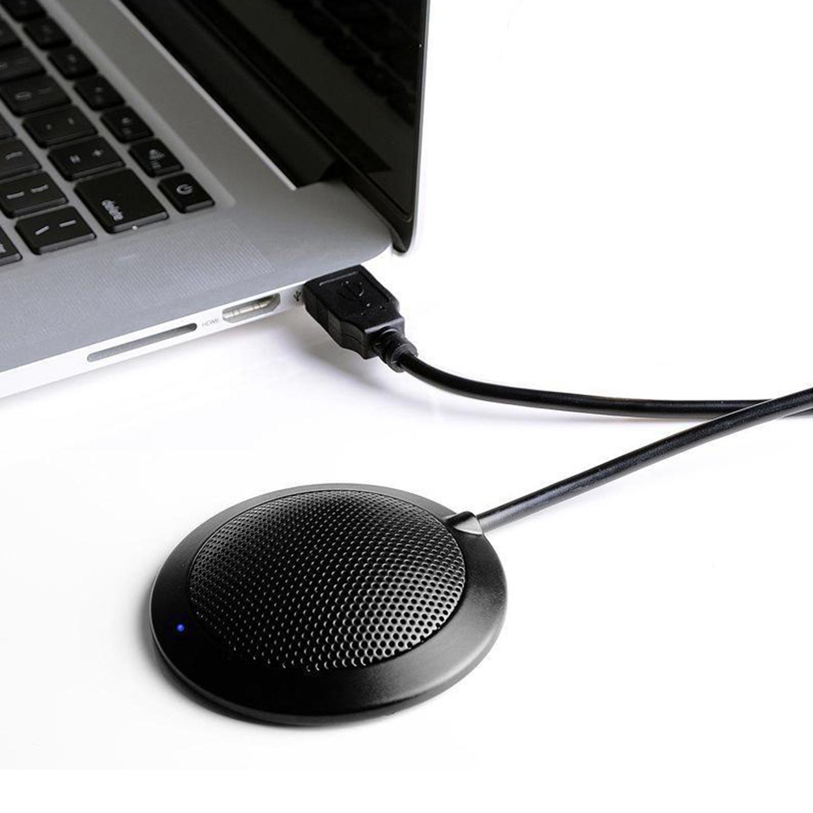 Omni-Directional 360° Conference Microphone USB for Desktop Conference