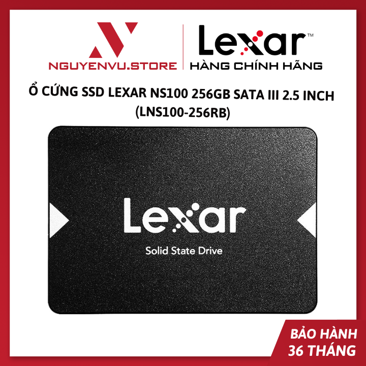 Ổ cứng SSD Lexar NS100 256GB Sata III 2.5 inch (LNS100-256RB) - Hàng Chính Hãng
