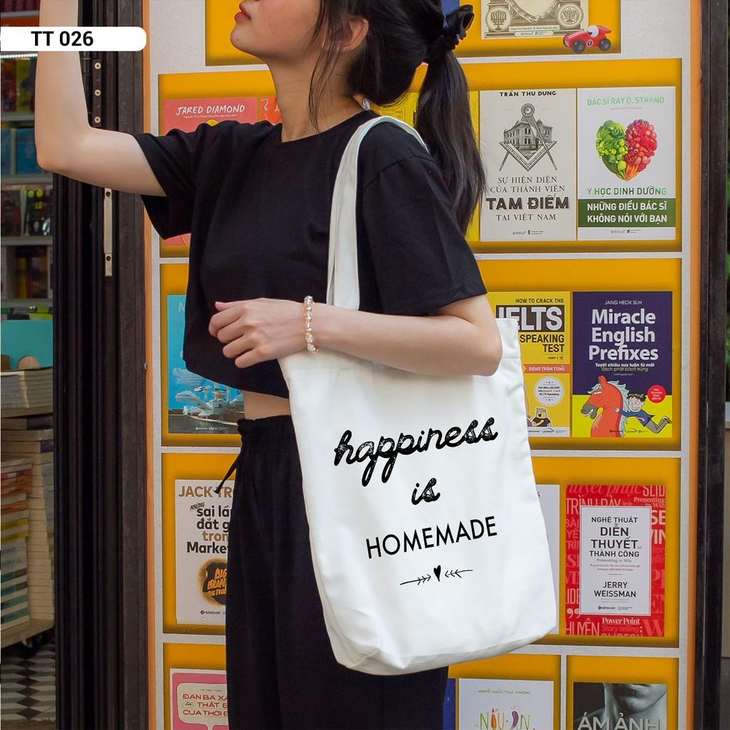 Túi Tote Happiness is Homemade