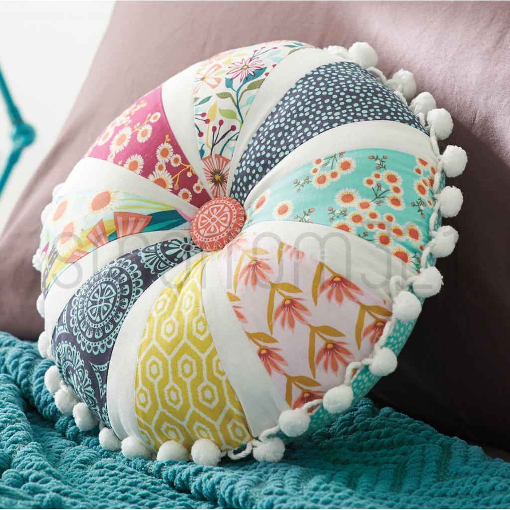 3 Thước Phong Cách Dân Tộc Bóng Viền Ren Dệt Hoa Ruy Băng Pompom Bóng Viền