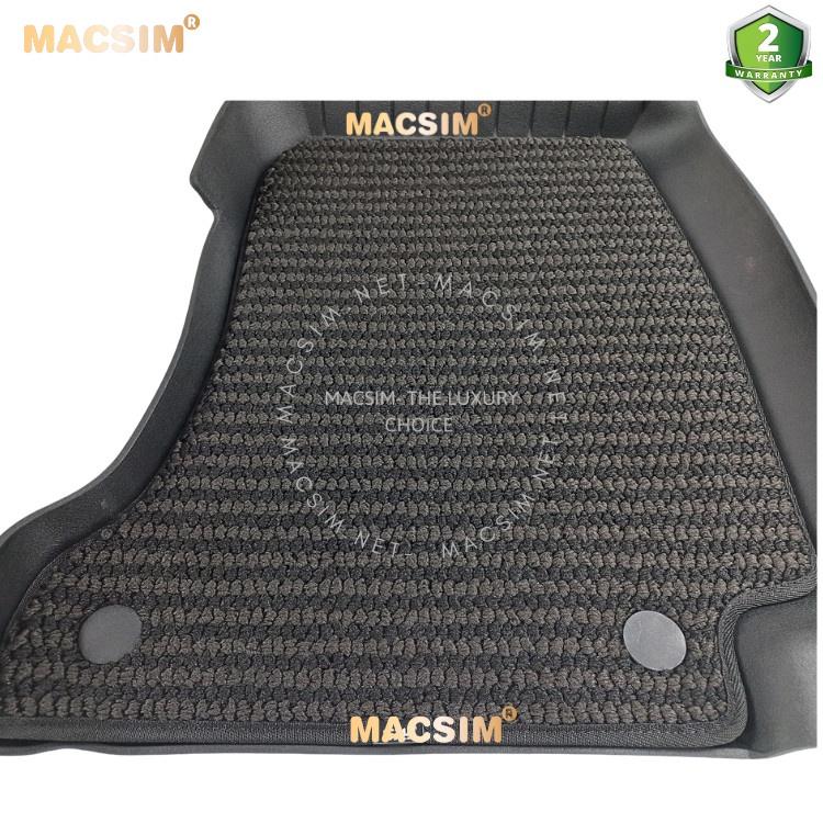 Thảm lót sàn ô tô 2 lớp cao cấp dành cho xe Mercedes Benz E 2016+ nhãn hiệu Macsim 3w