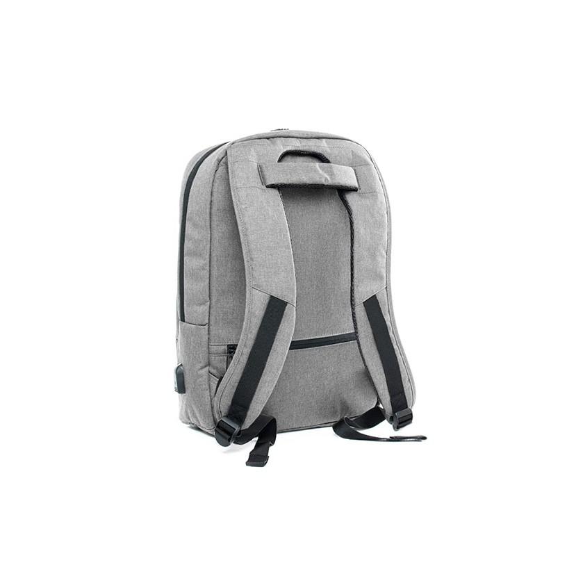 Balo Laptop AGVA Sheffield 15.6 inch - Có cổng sạc USB bên ngoài -  Kích thước 31 x 12 x 42 cm - Mã  LTB355GREY - Bảo hành chính hãng 2 năm