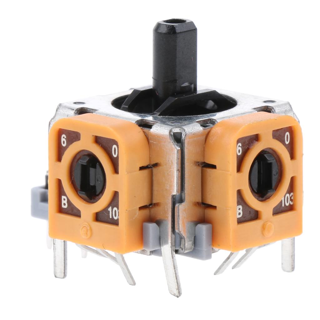3D Controller Joystick Axis Analog Sensor Module Replacement For Microsoft Xbox 360, Yellow