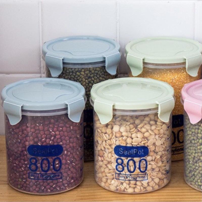 Set 3 hộp nhựa đựng thực phẩm có chia vạch tiện lợi