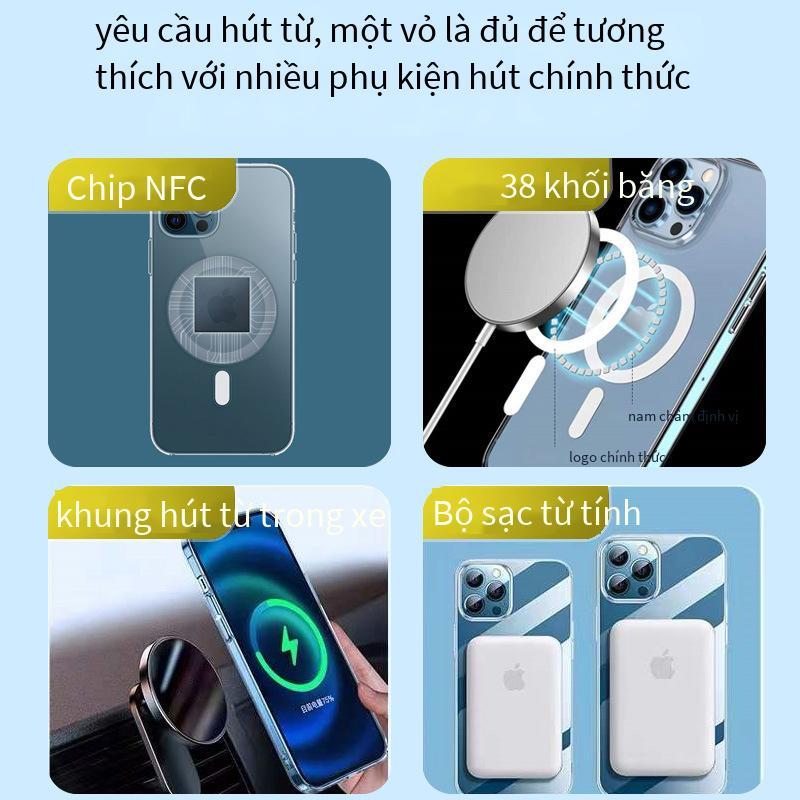 Đảm bảo chất lượng Vỏ điện thoại di động Apple 14Pro hút từ tính 14proamx chống rơi magsafe mới trong suốt cho Amazon