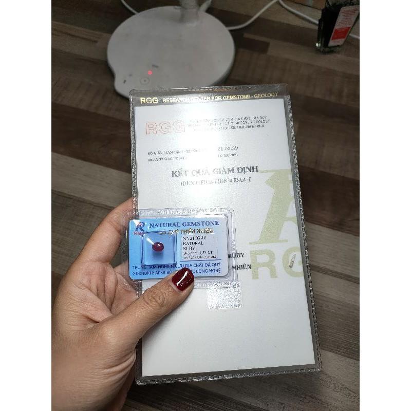 Tinh Thể Ruby tự nhiên (có giấy kiểm định)