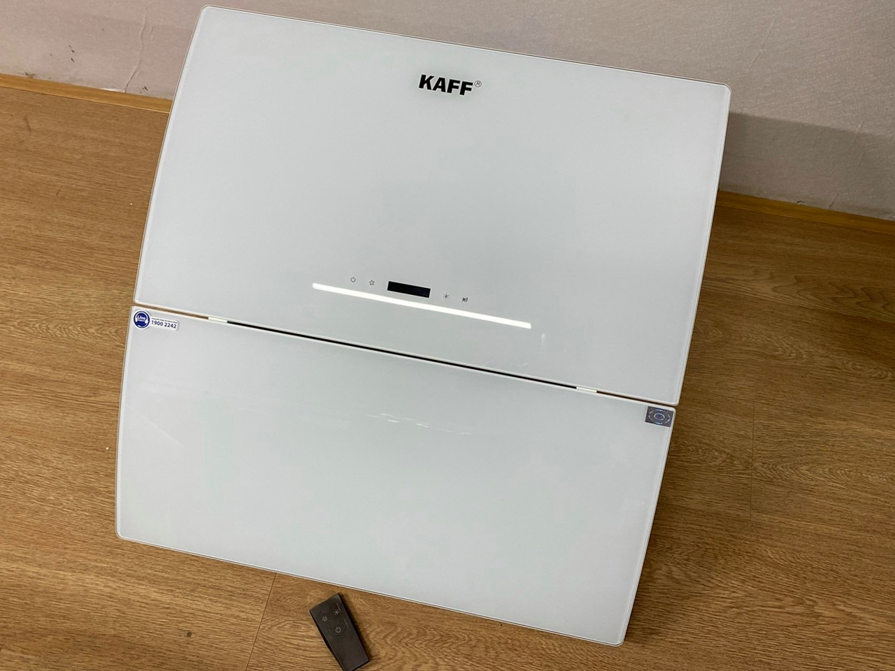 Máy Hút Mùi Kính Vát Cong KAFF KF-LUX AT70H-WH - Hàng Chính Hãng