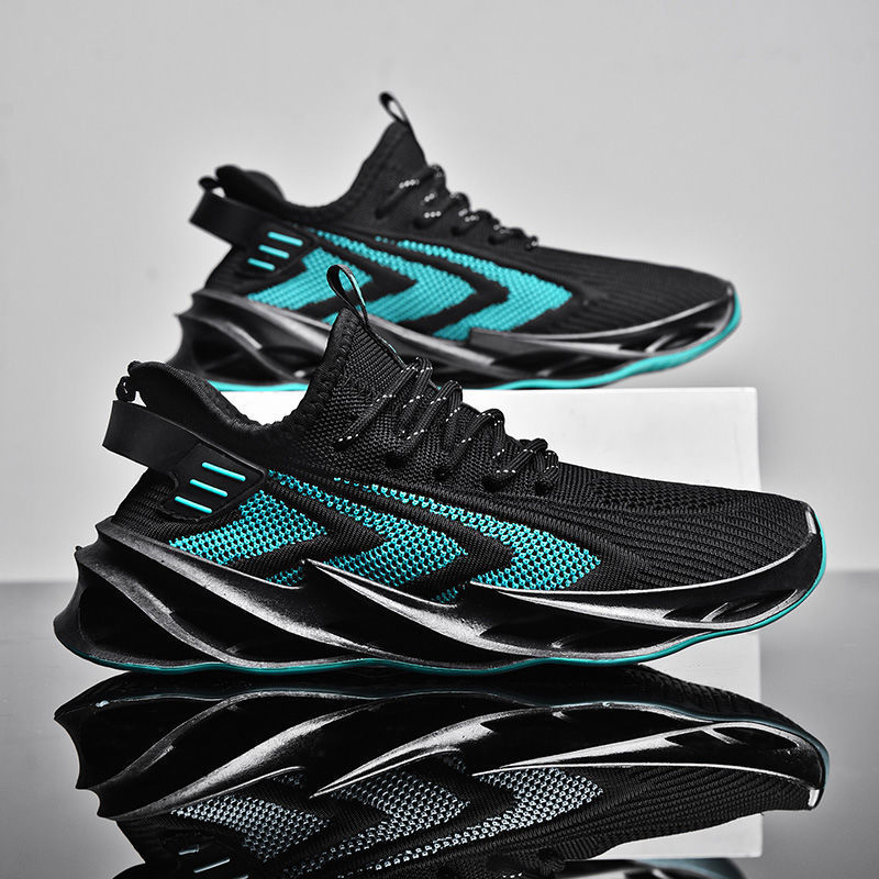 Giày Thể Thao Nam MENDO - Giày Sneaker Màu Xanh Đen - Đen - Xám, Giày Thể Thao Đế Độn Tăng Chiều Cao - G5070