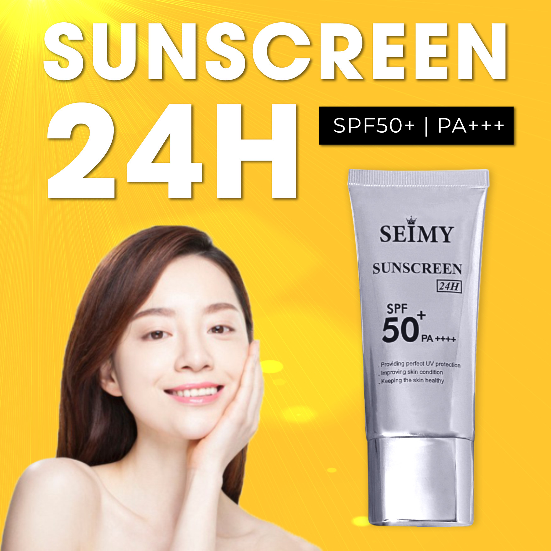 Kem dưỡng da chống nắng dưỡng trắng Seimy - Sunscreen 24h