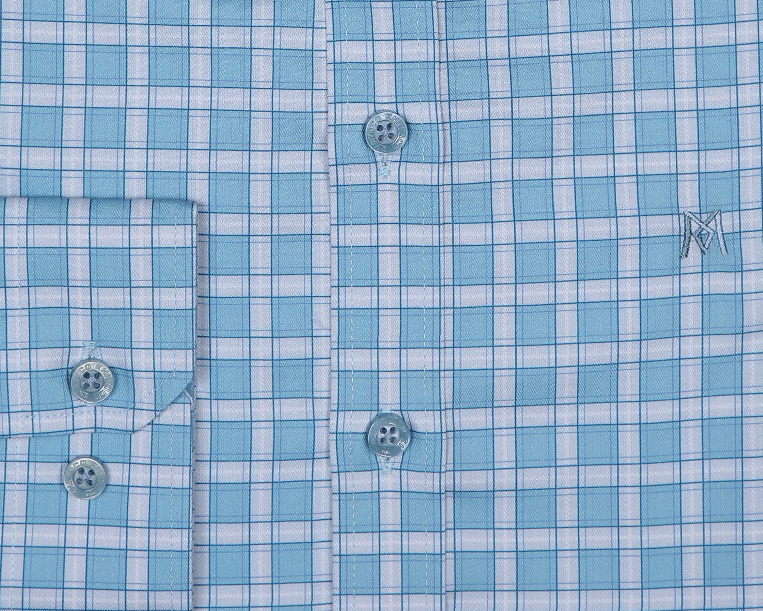 Áo sơ mi nam tay dài form ôm slim fit Khatoco A1MD468S1-CNCR173-2411-D