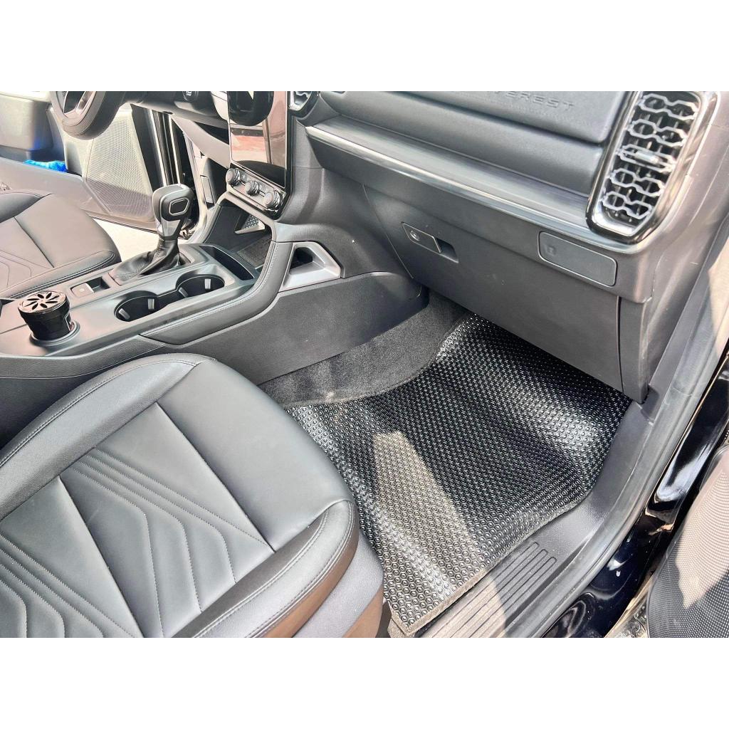Thảm lót ô tô KATA cho xe Ford Everest 2023-7 chỗ ngồi- Khít với sàn, Chống thấm, Không mùi, Không ẩm mốc