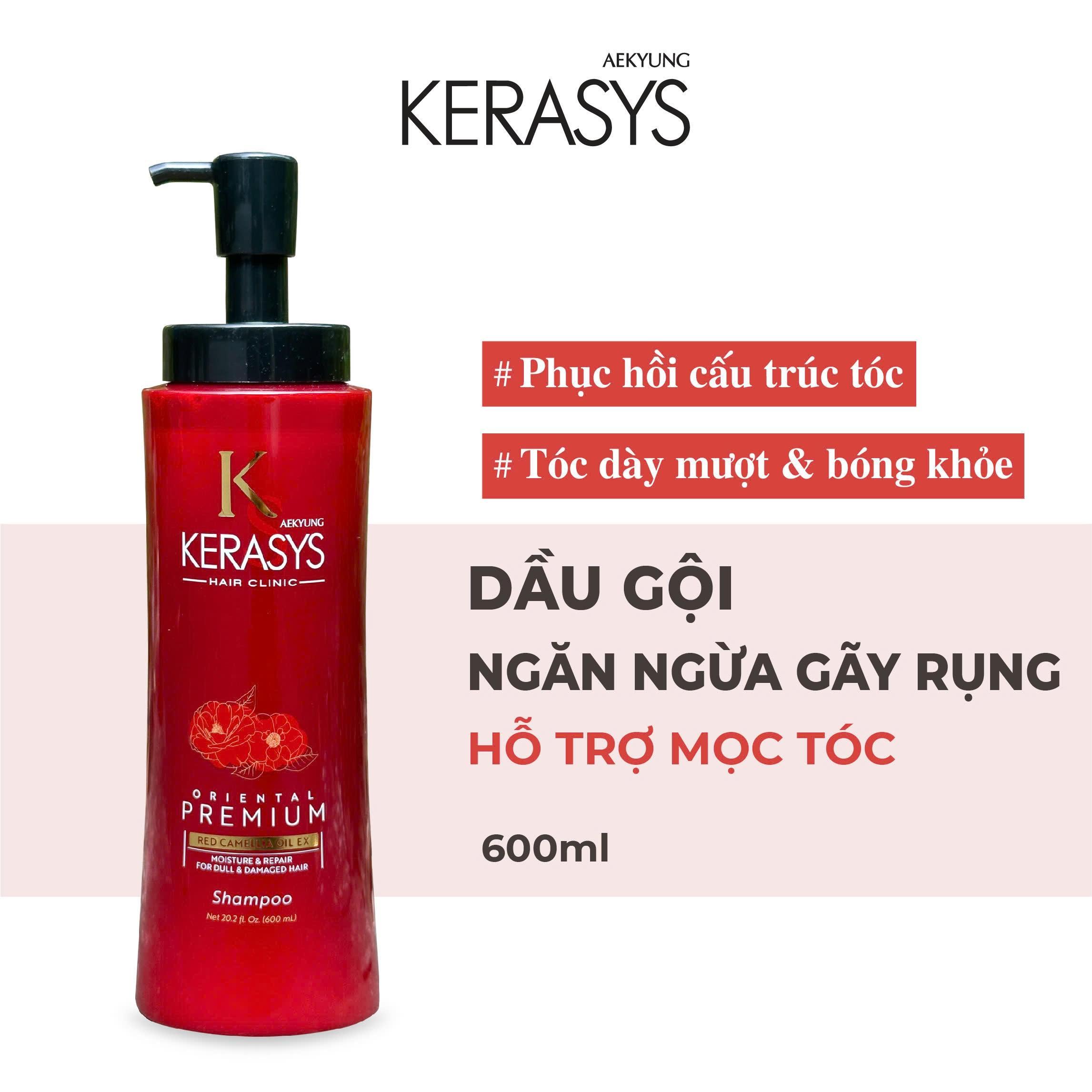 Dầu gội cao cấp Hàn Quốc Kerasys Oriental Premium (Giảm gãy rụng, kích tích mọc tóc) 600ml