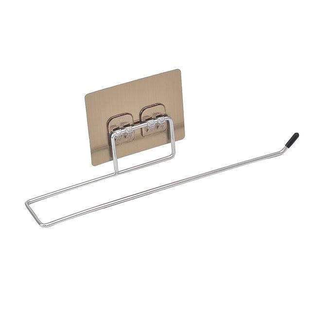 Móc Inox Dán Tường Treo Cuộn Giấy Vệ Sinh, Khăn Lau Bếp, Khăn Tắm/ Giá Đỡ Treo Đồ Dán Tường