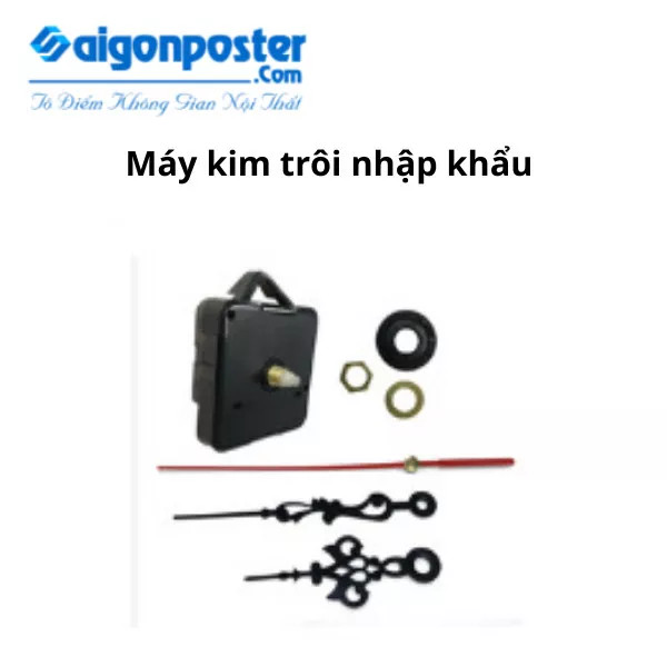 Tranh đồng hồ treo tường tráng gương cao cấp SGP1992245 (Có sẵn kim đồng hồ + tặng kèm đinh 3 chân)