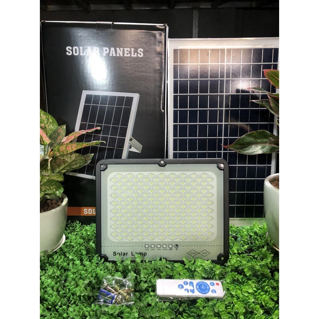 Đèn Năng Lượng Mặt Trời Đèn Chống Lóa Solar Light Khung Nhôm 50W,100W,200W,300W