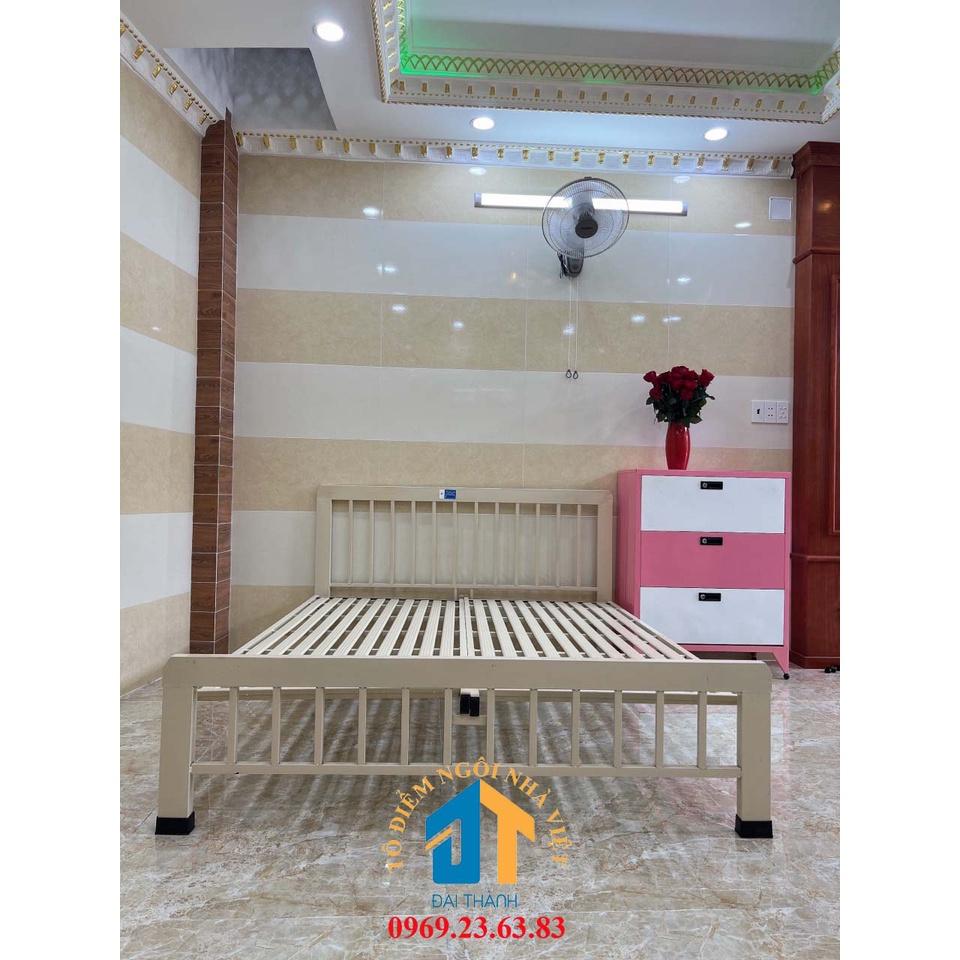 Giường Sắt Phong Cách Cổ Điển 1m6x2m - ĐẠI THÀNH