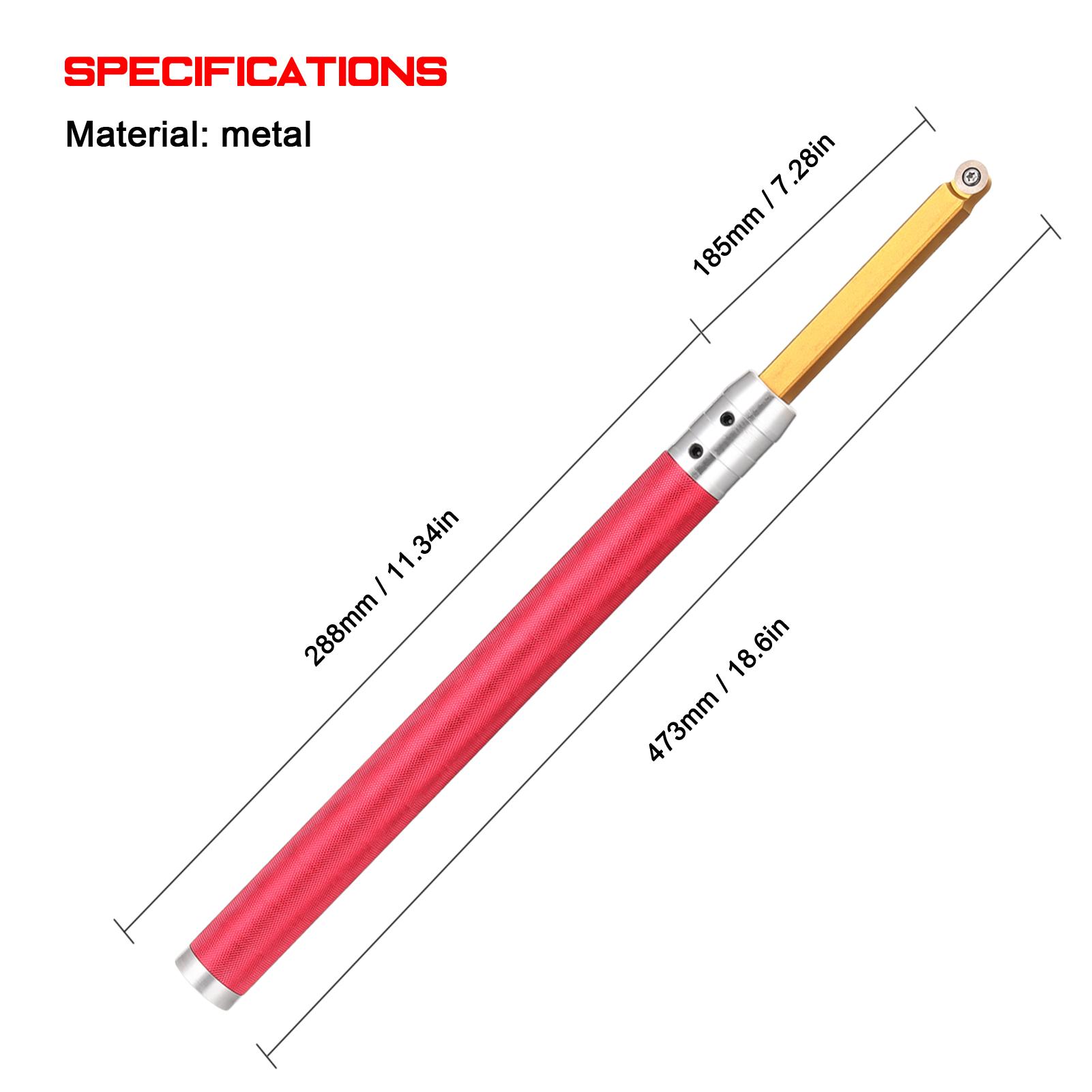 3pcs Woodworking Lathe Wood Turning Tool Holder Rotary Chisel with Red Handle and R6 Insert