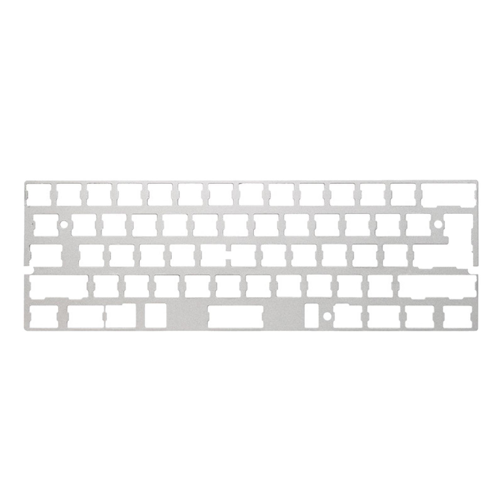 Positioning Board Plate Anodized Aluminum Splited Plate for GH60 PCB 60% Keyboard DIY