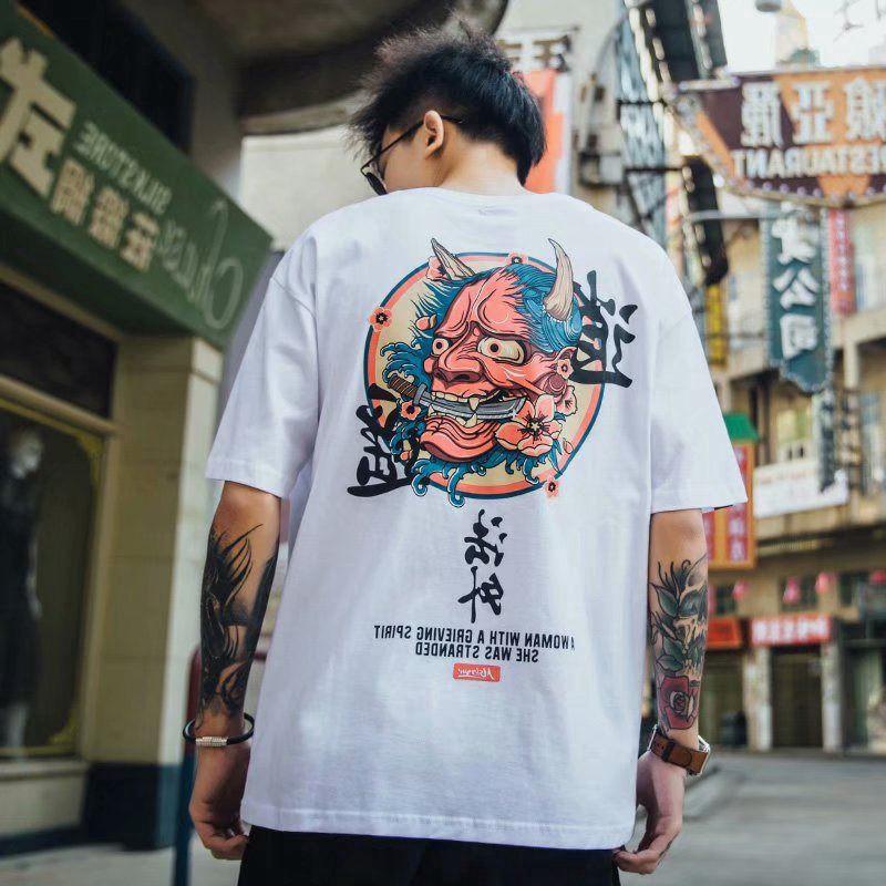 Áo thun nam nửa tay Oversize Hip Hop Mùa hè