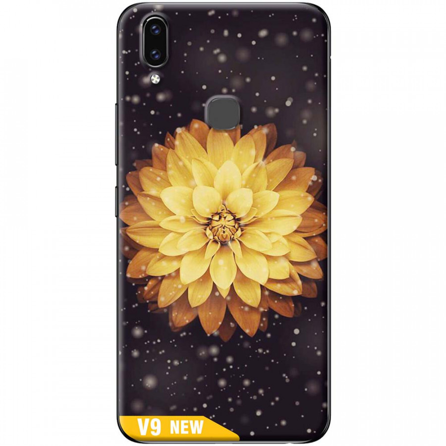 Ốp lưng dành cho Vivo V9 mẫu Hoa cúc vàng