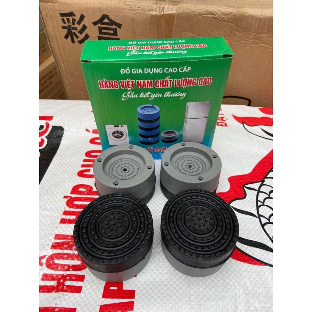 Bộ 4 Chân Kê Máy Giặt Tủ Lạnh Chống Rung Chống Ồn Chống Xê Dịch Hàng Việt Nam