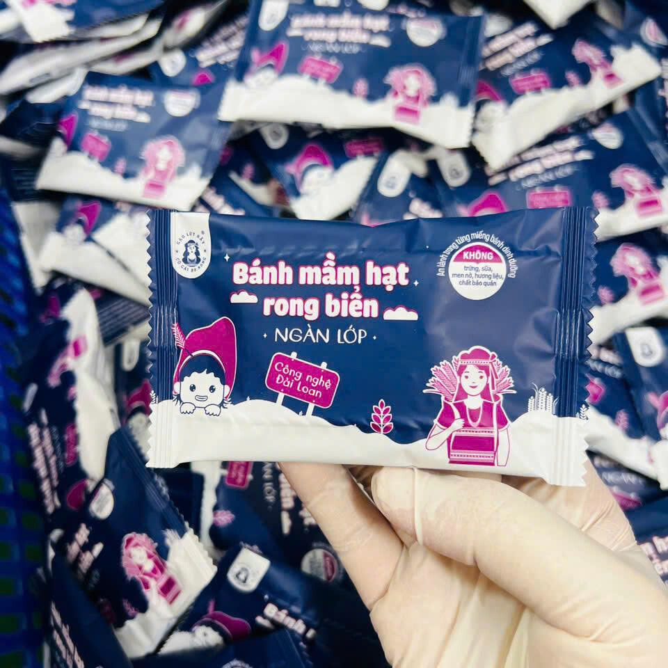 Bánh Mầm Hạt Yến Mạch Bh.Nong Hộp 300g - Ăn Chay, Ăn Vặt Healthy, Ăn Dặm, Bữa Sáng, Bữa Phụ