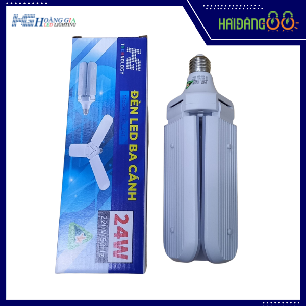 Đèn LED Mini chiếu sáng trang trí 3 cánh HG 24W