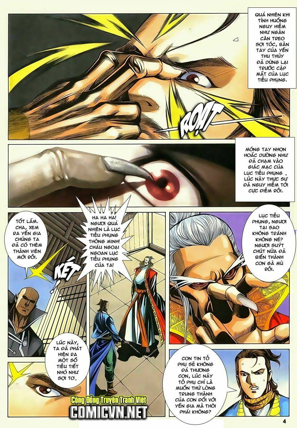 cổ long quần hiệp truyện chapter 84 4