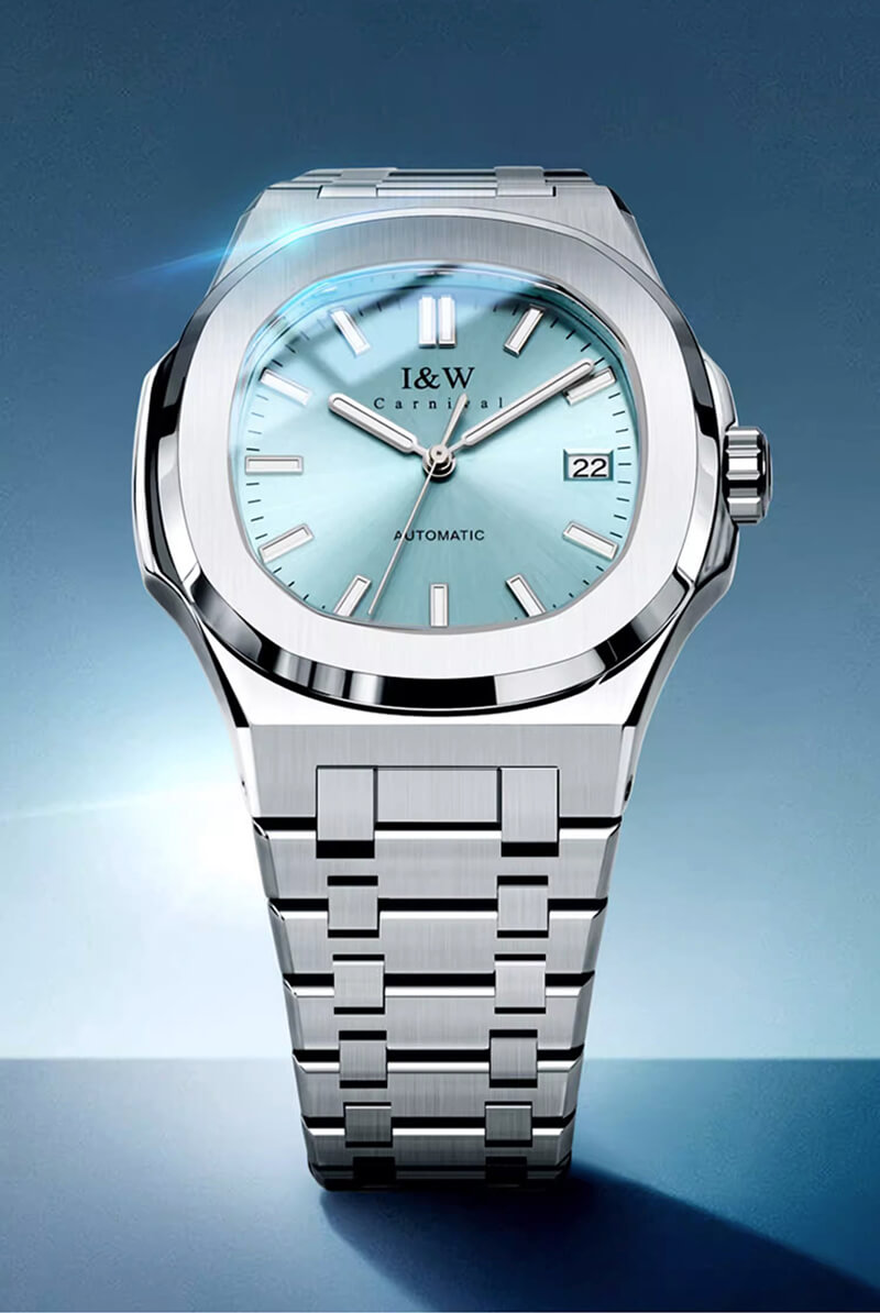 Đồng hồ nam chính hãng IW CARNIVAL IW750G-5 Kính sapphire ,chống xước,Chống nước ,Bảo hành 24 tháng,Máy cơ (Automatic)