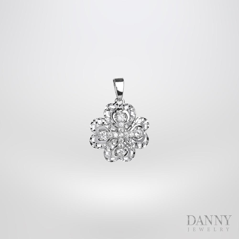 Mặt Dây Chuyền Nữ Bạc 925 Danny Jewelry Xi Bạch Kim DI4GZ026