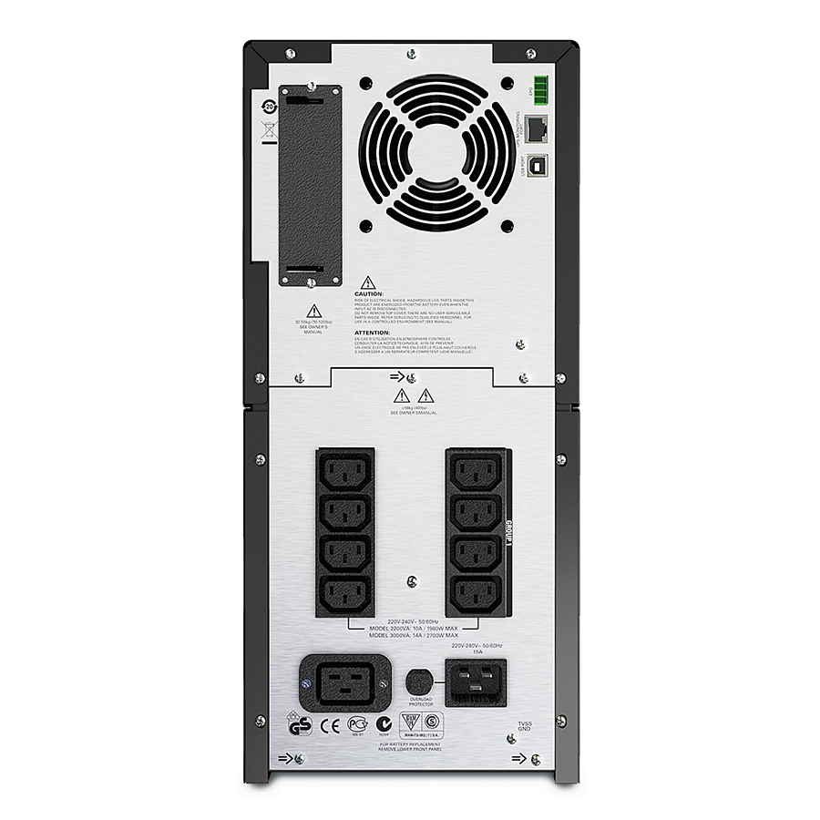 Bộ lưu điện: APC Smart-UPS 3000VA LCD 230V-SMT3000I - Hàng Chính Hãng