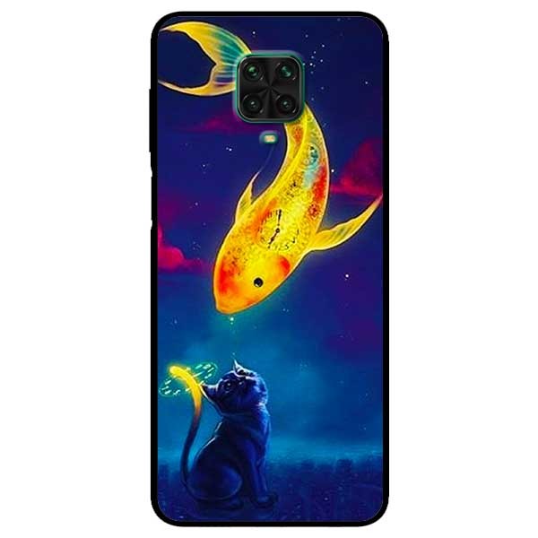 Ốp lưng dành cho Xiaomi Xiaomi Redmi 9s - 9 Pro - 9 Promax mẫu Cá Chép và Mèo