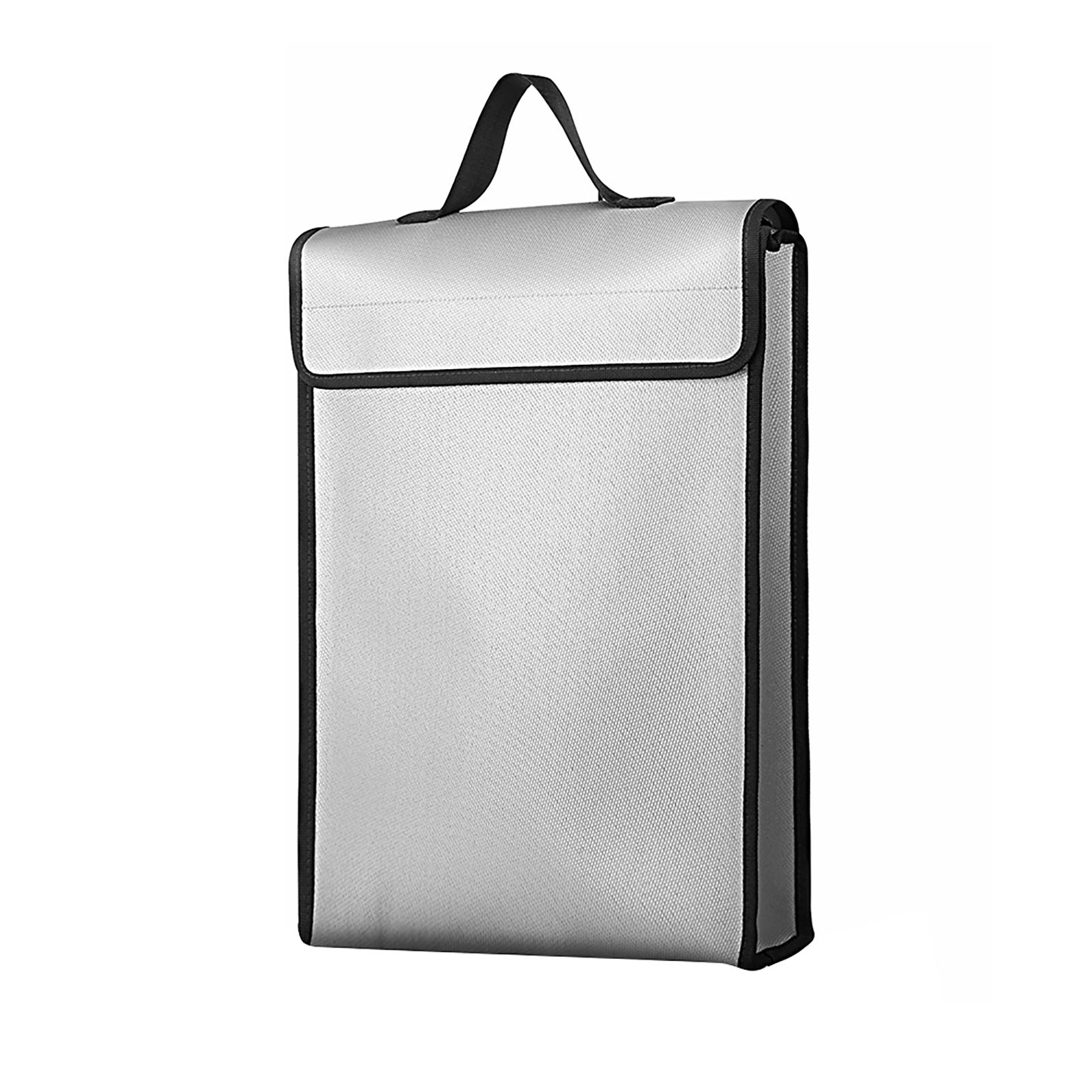 Fireproof Document Bags Waterproof Liquid Silicone Material Heat Insulation 1200℃ Fire Resistant Big Capacity Safe Bag