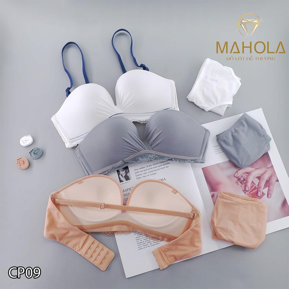 Áo Cup Lót Mút Vừa Su không Gọng Màu Trơn Nâng Ngực Tự Nhiên Mahola CP09