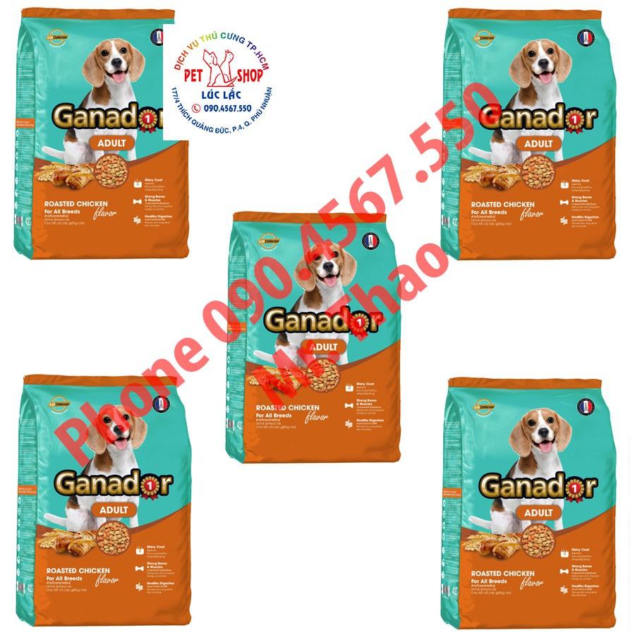 [ 5 gói x400 Gram ] Thức ăn cho chó Ganador - FIB's - adult - puppy - Cừu - Trứng Sữa - Cá Hồi - Sữa DHA Đủ Loại [ 5 gói x400 Gram