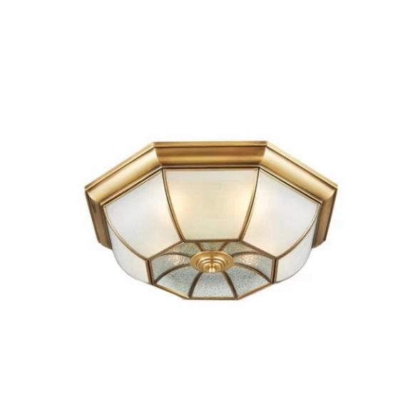 Đèn ốp trần đồng truyền thống lâu đời C7020 - 400mm khuyến mãi kèm theo bóng led DT DDT