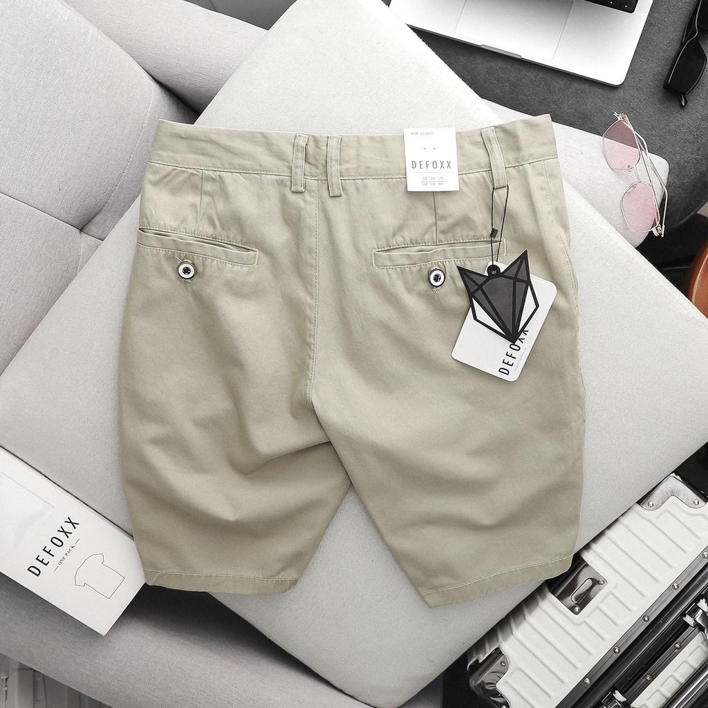 Quần short kaki nam DF basic form suông vải mềm đẹp thoải mái - LASTORE MENSWEAR