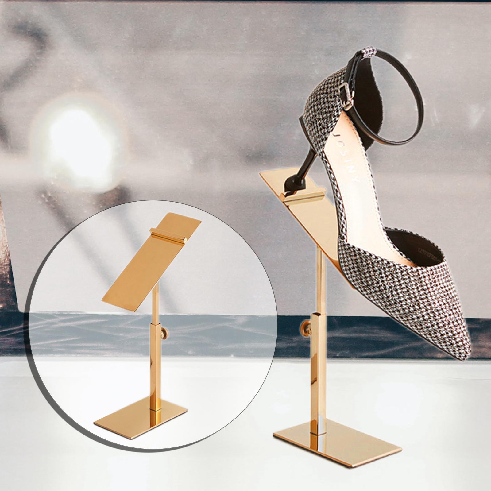 Shoe Display Stand, Shoe Display Rack Holder, Metal Display Stands, Shoe Store Display Stands for Women's Sandal, Sports Shoes
