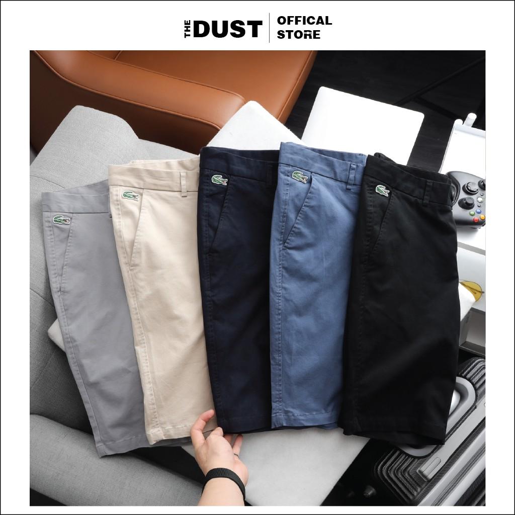 Quần short đùi kaki nam cao cấp, chất vải kaki xuất xịn dày dặn, form slim fit, co giãn nhẹ LCT KC - THE DUST