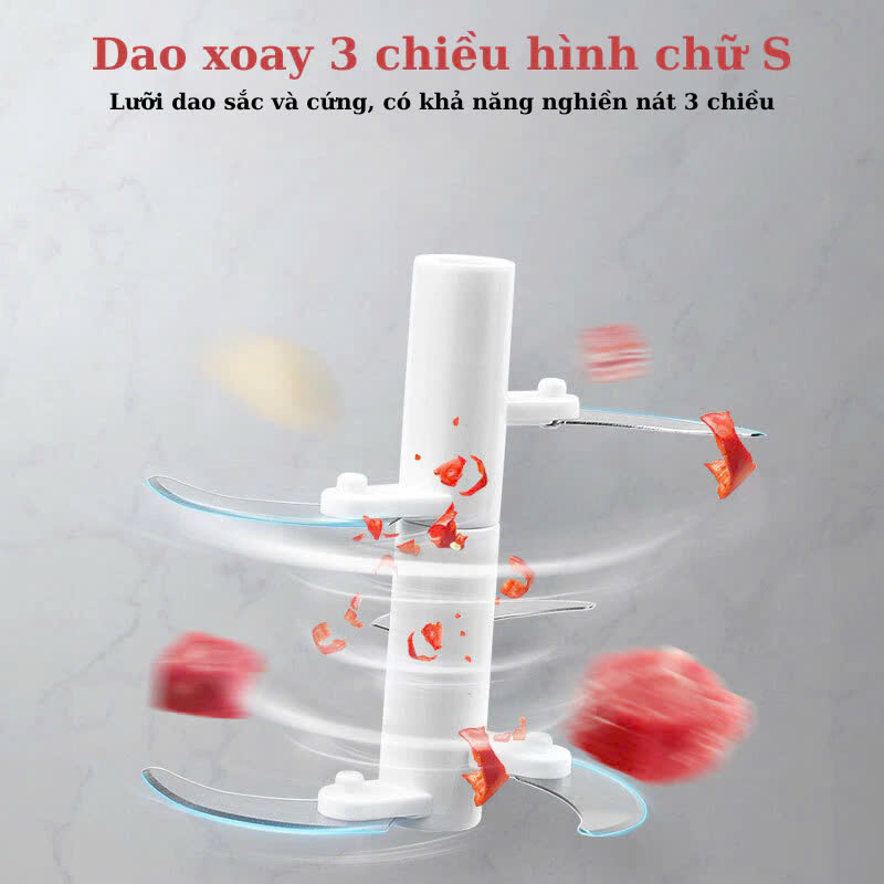Dụng Cụ Xay Tỏi Ớt  E1919,1920 Xay Cầm Tay Đa Năng Tiện Lợi Thông Minh