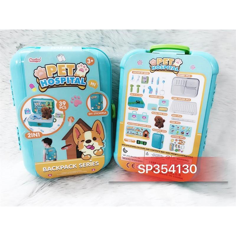 Hộp vali bác sĩ thú y 36 miếng pet hospital, A11-6 -SP354130