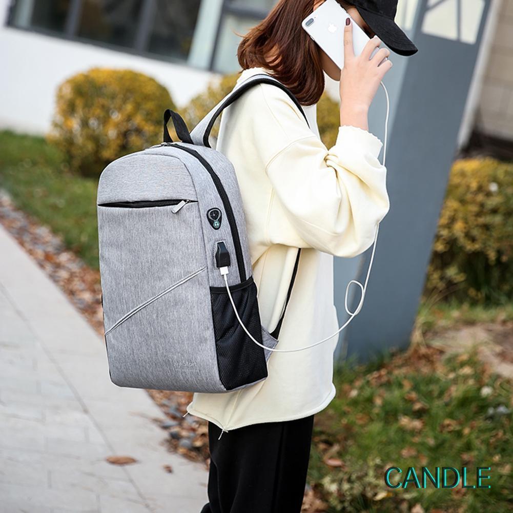 Set 3 Ba Lô Túi Ví Nylon Thời Trang Unisex