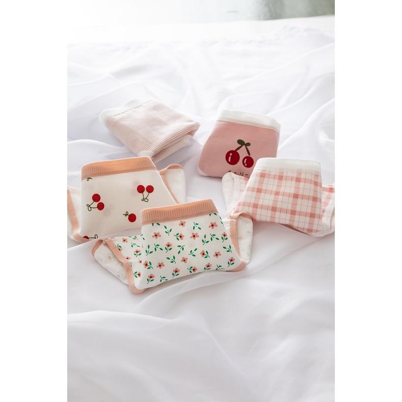 Quần Lót Nữ Cotton Anh Đào -Sọc Kẻ Ngang Eo Hàng Loại Đẹp.