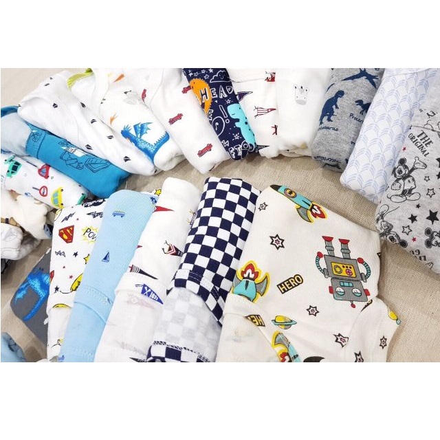 Bộ cotton thun bé trai