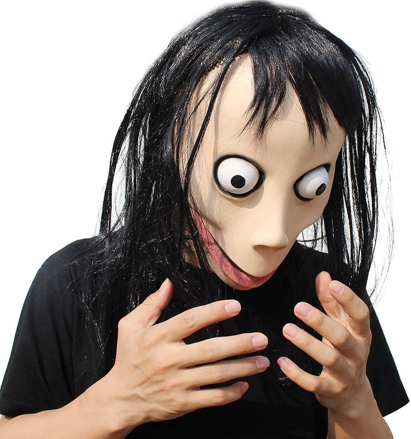 Halloween kinh dị latex Têtex mặt nạ