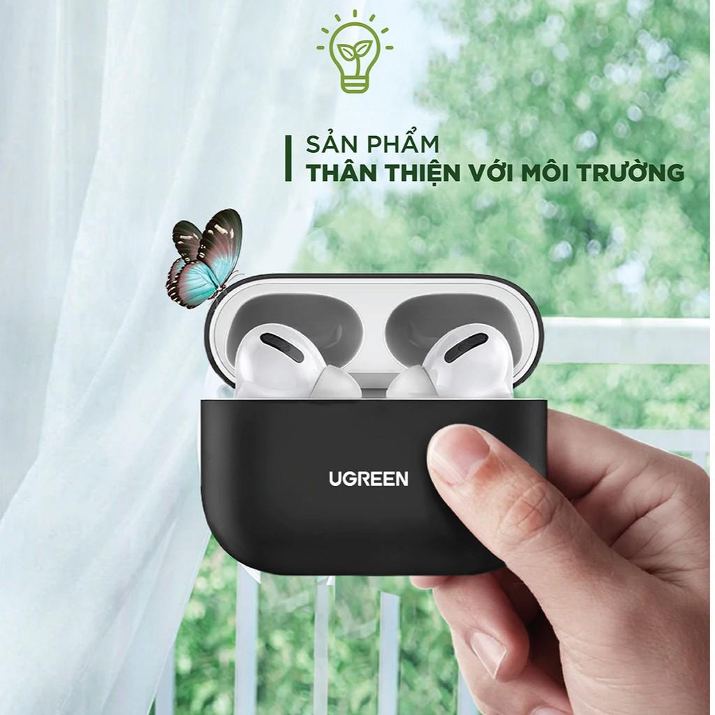 Hộp đựng bảo vệ chuyên dụng cho tai nghe Airpods Pro hỗ trợ sạc dây và không dây UGREEN LP324 80513- Hàng chính hãng