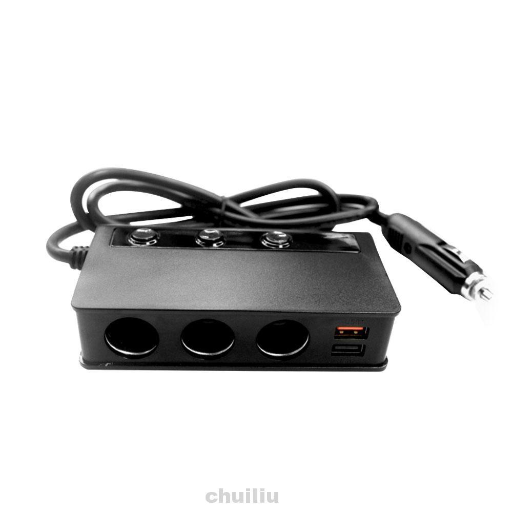 Tẩu Sạc 3 Cổng Cho Xe Ô Tô