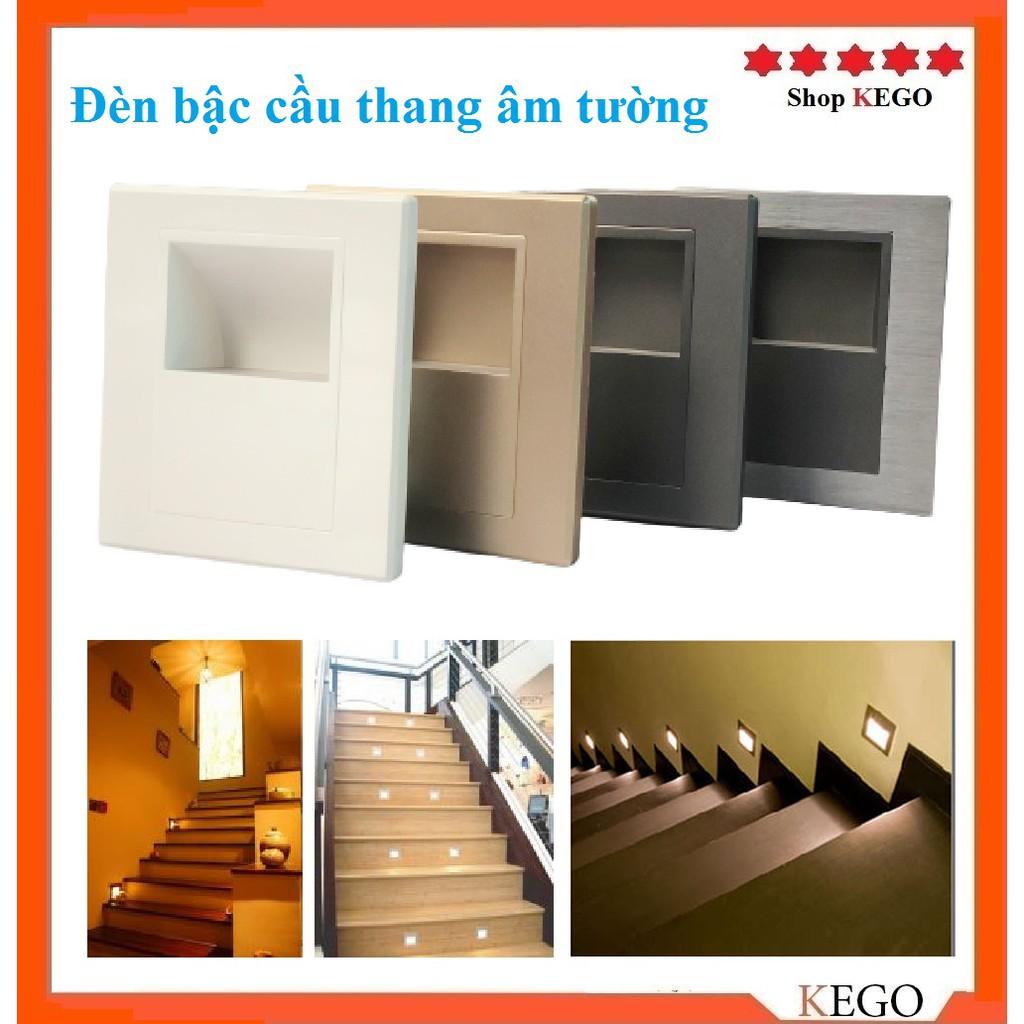 Đèn bậc cầu thang gắn âm tường trong nhà và ngoài trời