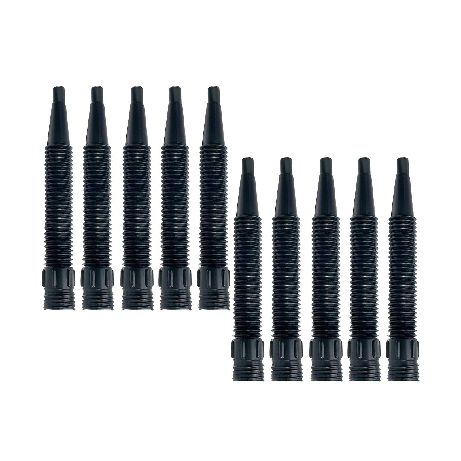 10x Spout Extension Gas Oil Hose Tube Replacement Car Engine Refueling Funnel Multifunctional Universal Motorcycle Automotive Oil Funnel